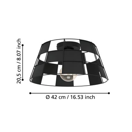 Eglo - Lampa sufitowa 1xE27/40W/230V