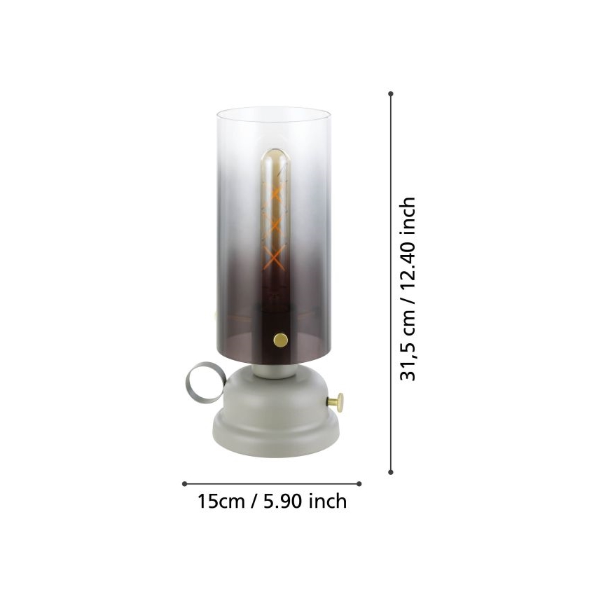Eglo - Lampa stołowa 1xE27/40W/230V