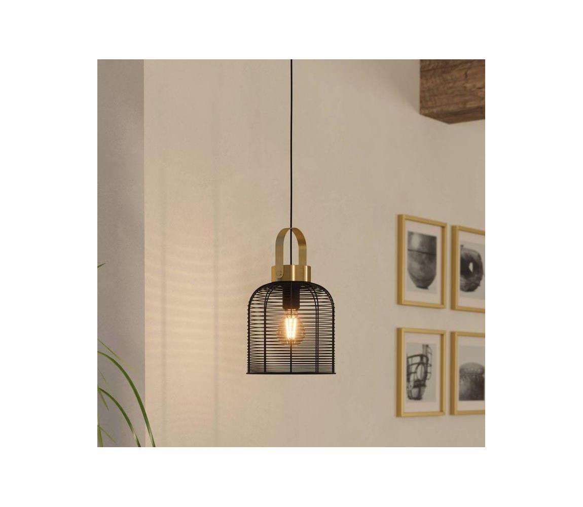Eglo 43963 - Żyrandol na lince ROUNDHAM 1xE27/40W/230V śr. 22 cm