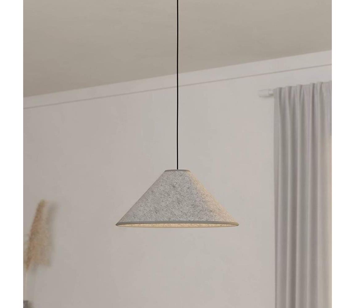 Eglo 43984 - Żyrandol na lince ALSAGER 1xE27/40W/230V szary