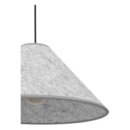 Eglo - Żyrandol na lince 1xE27/40W/230V szary