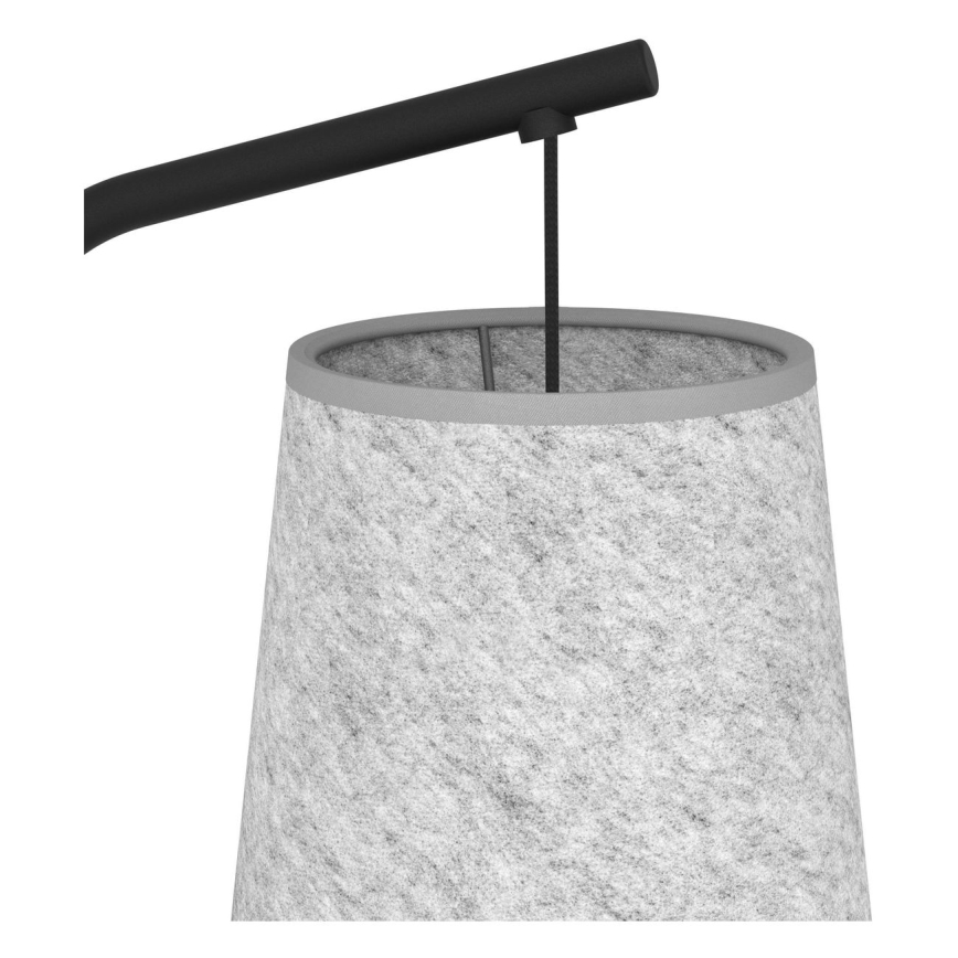 Eglo - Lampa podłogowa 1xE27/40W/230V szara
