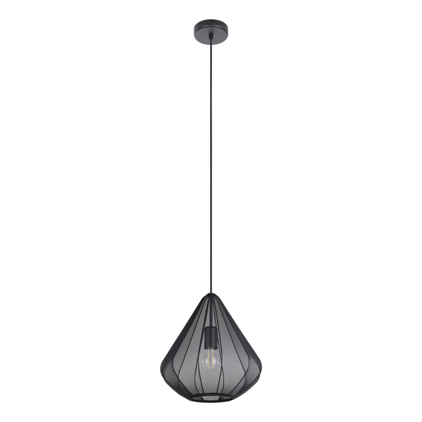 Eglo - Żyrandol na lince 1xE27/40W/230V śr. 33,5 cm czarny