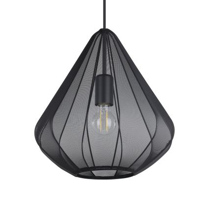Eglo - Żyrandol na lince 1xE27/40W/230V śr. 33,5 cm czarny