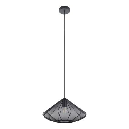 Eglo - Żyrandol na lince 1xE27/40W/230V śr. 42,5 cm czarny