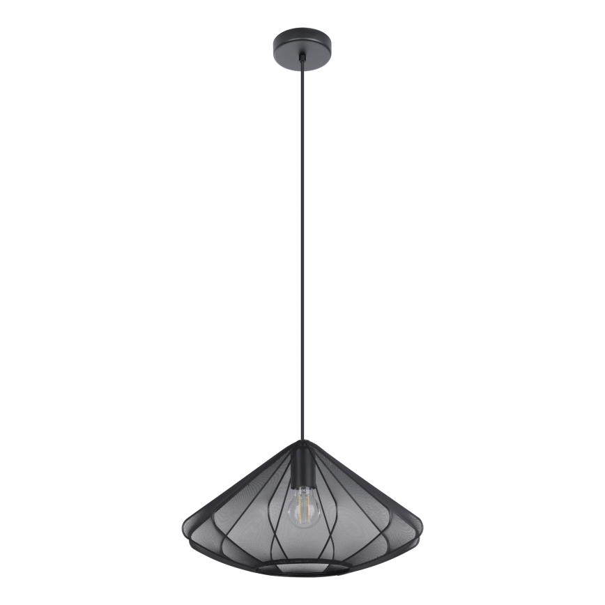 Eglo - Żyrandol na lince 1xE27/40W/230V śr. 42,5 cm czarny