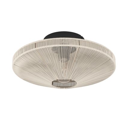 Eglo - Lampa sufitowa 1xE27/40W/230V Ø 38 cm kremowa