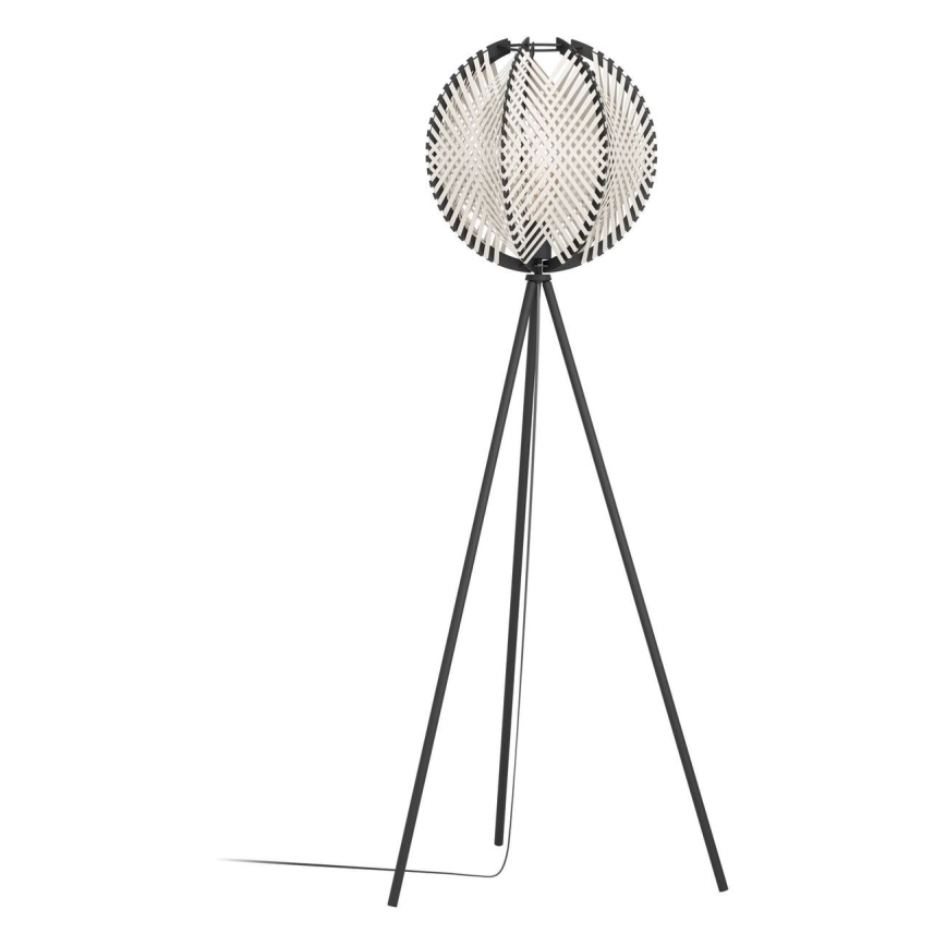 Eglo - Lampa podłogowa 1xE27/40W/230V biała/czarna