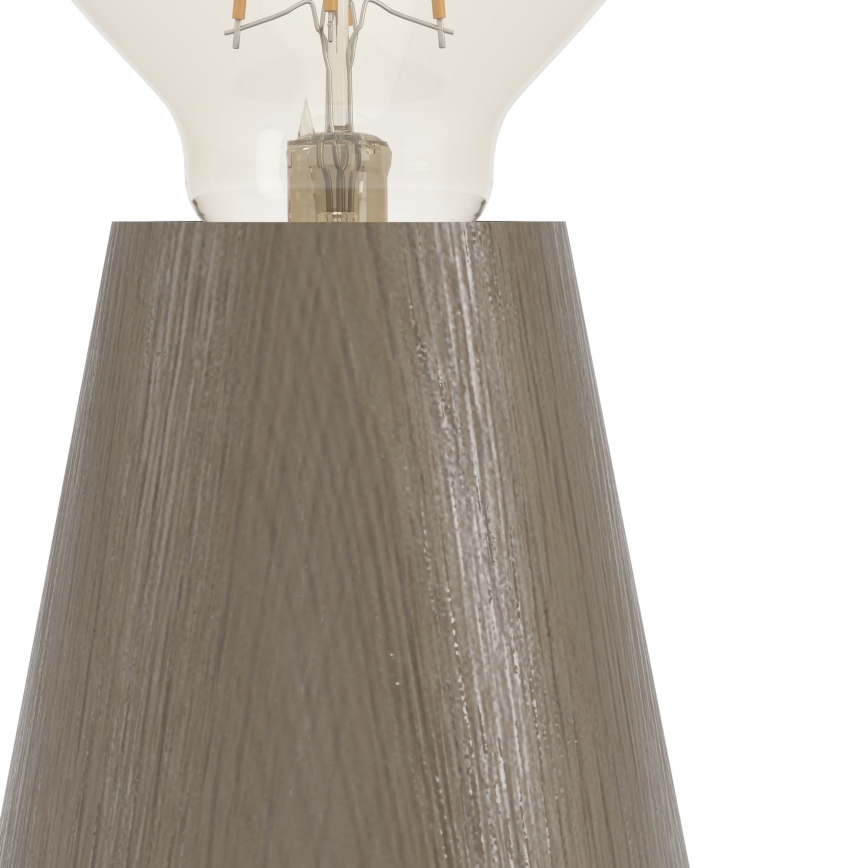 Eglo - Lampa stołowa 1xE27/40W/230V brązowa