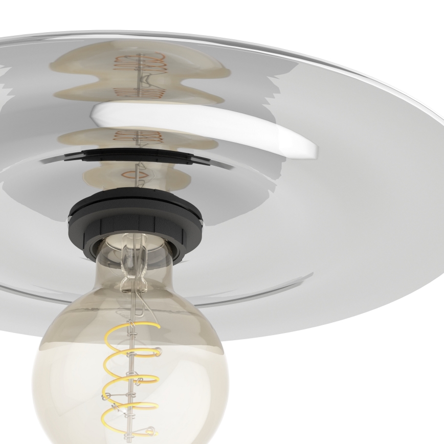 Eglo - Lampa sufitowa 1xE27/40W/230V szara