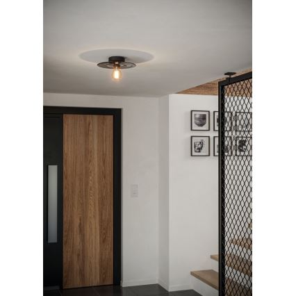 Eglo - Lampa sufitowa 1xE27/40W/230V szara