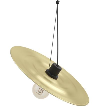 Eglo - Żyrandol na lince 1xE27/40W/230V złoty