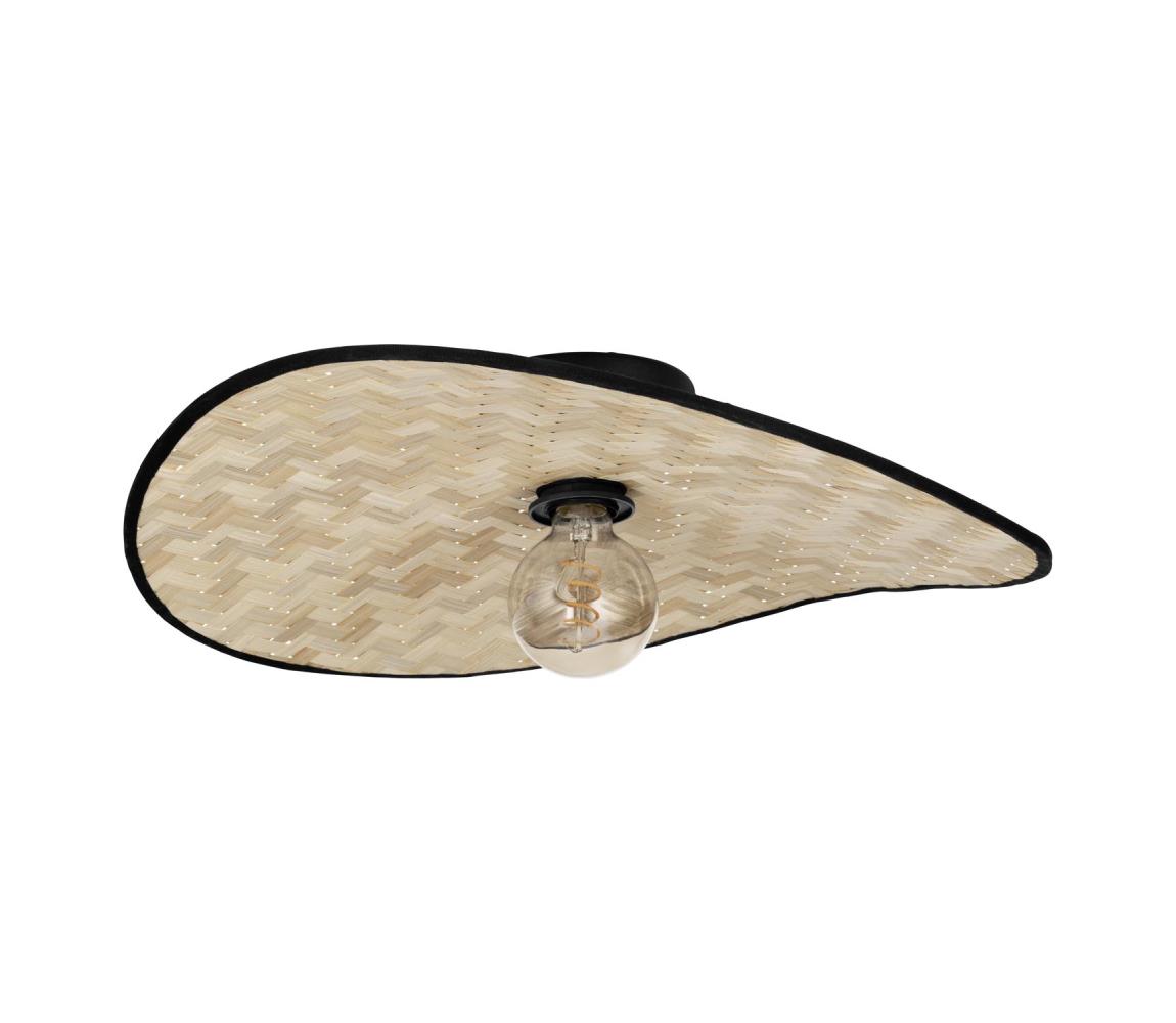Eglo 44043 - Lampa sufitowa MARYWELL 1xE27/40W/230V brązowa