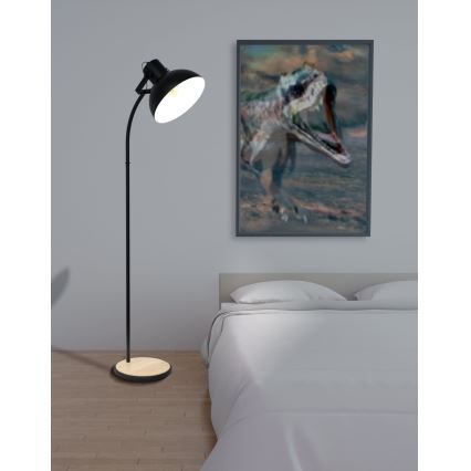 Eglo - Lampa podłogowa 1xE27/28W/230V - certyfikat FSC