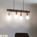 Eglo 44061 - Żyrandol na linkę TOWNSHEND 4xE27/40W/230V czarny
