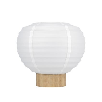 Eglo - Lampa stołowa 1xE27/40W/230V biała/beżowa