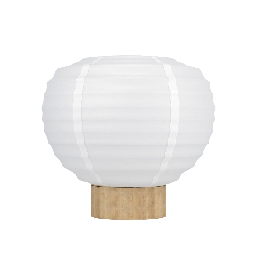 Eglo - Lampa stołowa 1xE27/40W/230V biała/beżowa