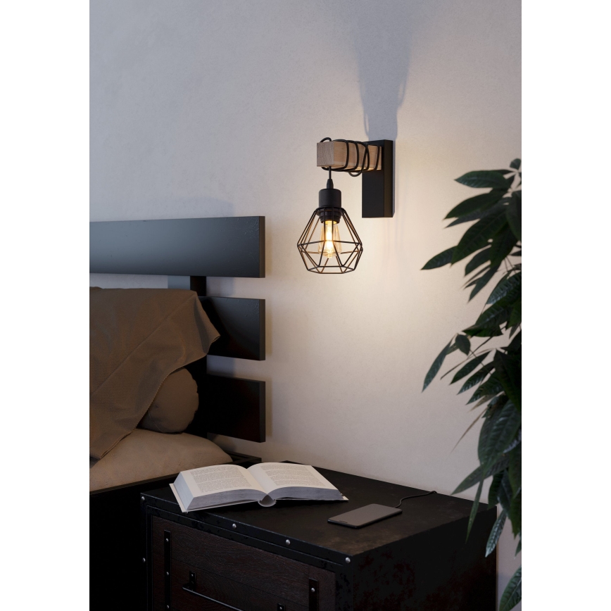 Eglo - Kinkiet TOWNSHEND 1xE27/60W/230V