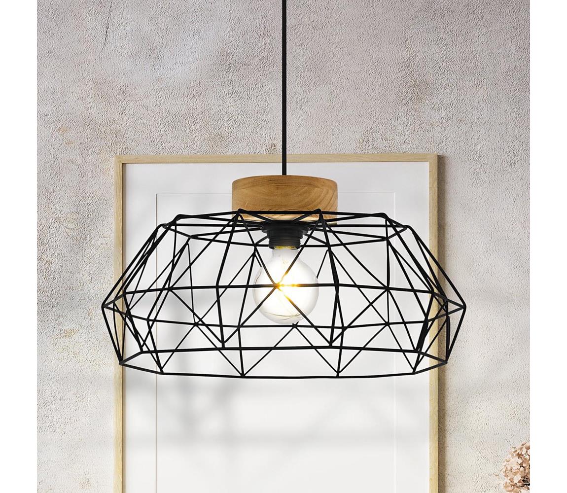 Eglo 44089 - Żyrandol na lince PADSTOW 1xE27/60W/230V - certyfikat FSC