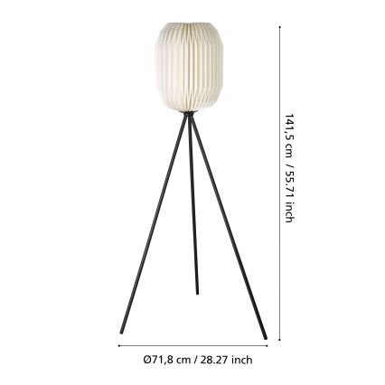 Eglo - Lampa podłogowa 1xE27/40W/230V