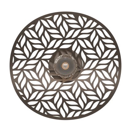 Eglo - Lampa sufitowa 1xE27/60W/230V, średnica 40 cm, brązowa