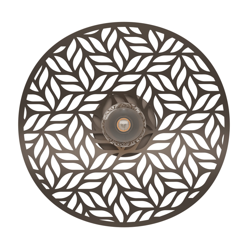 Eglo - Lampa sufitowa 1xE27/60W/230V, średnica 40 cm, brązowa