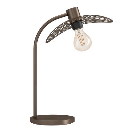 Eglo - Lampa stołowa 1xE27/60W/230V brązowa