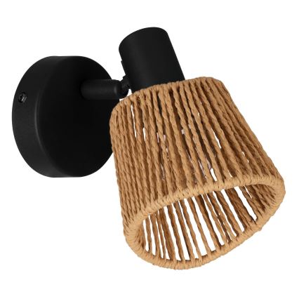 Eglo - Kinkiet punktowy 1xE14/10W/230V czarny/beżowy