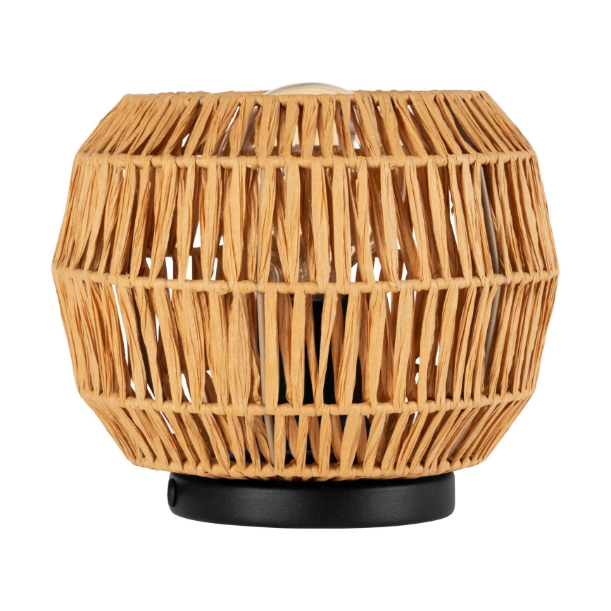 Eglo - Lampa stołowa 1xE27/40W/230V brązowa