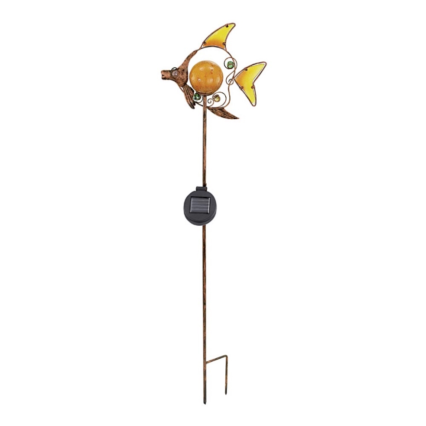 EGLO 47098 - Lampa solarna ryba 1xLED/0,015W brązowy