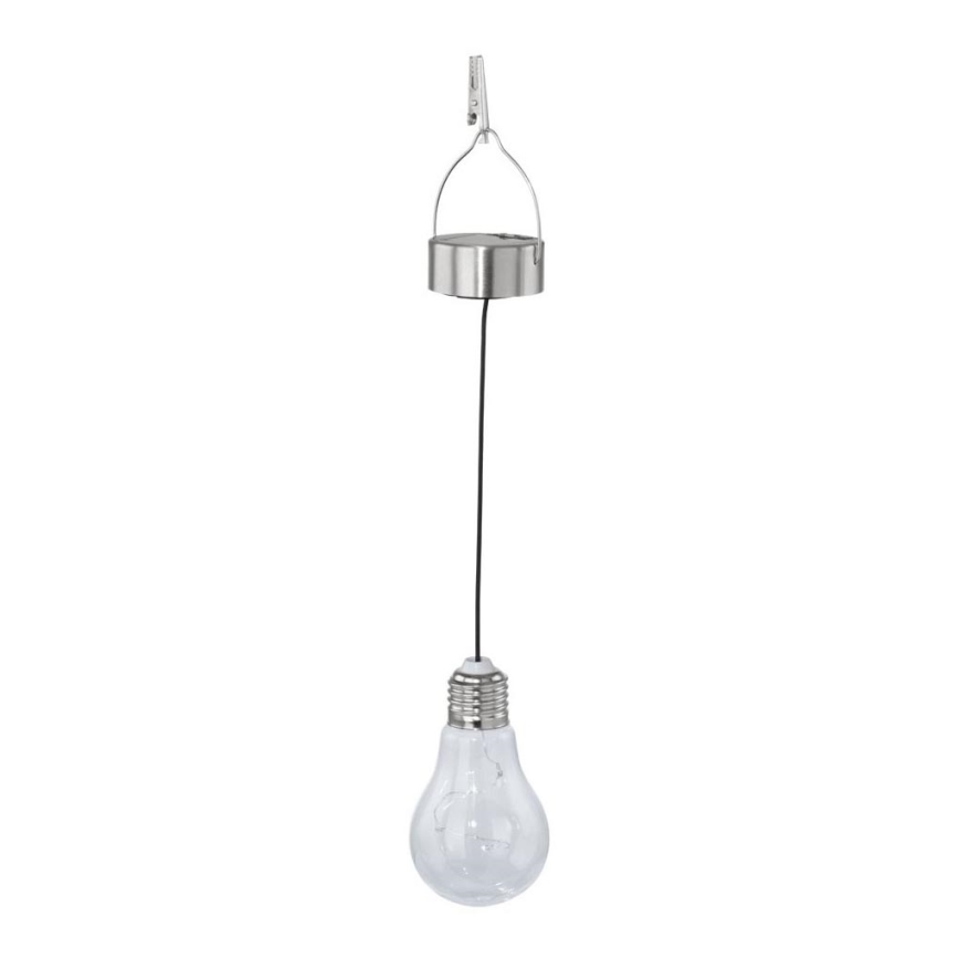 Eglo 48514 - LED Lampa solarna wisząca LED/0,06W/1,2V 150mAh IP44 chrom błyszczący