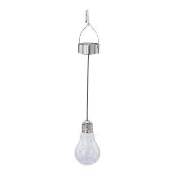 Eglo 48514 - LED solarny lampion wiszący LED/0,06W/1,2V 150mAh IP44 chrom błyszczący