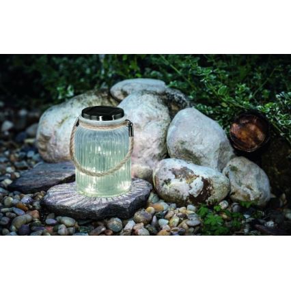 Eglo 48567 - Lampa solarna SOLAR 12xLED/1xAA przezroczysta