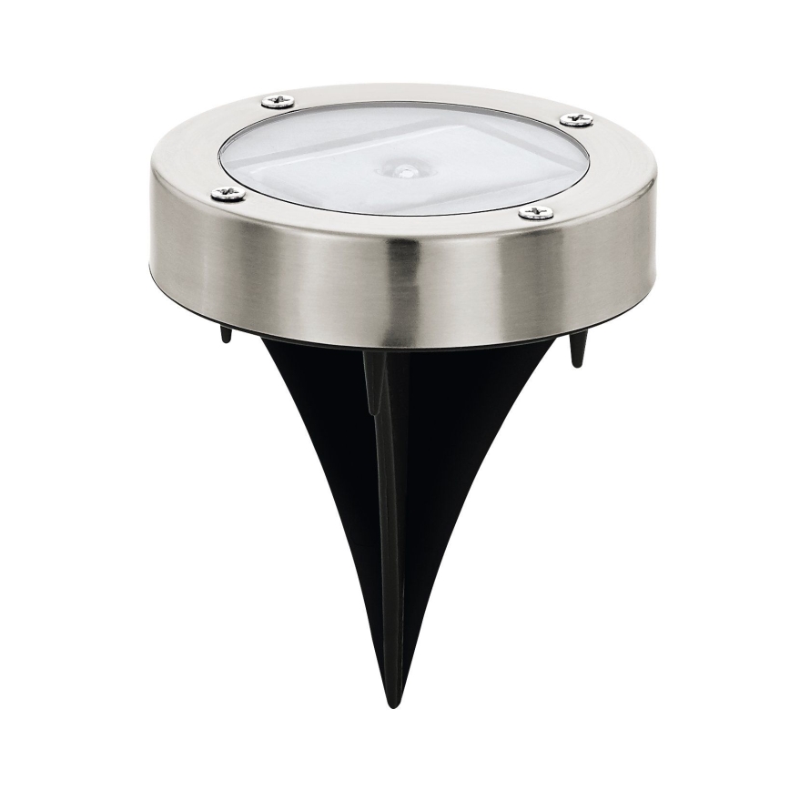 Eglo 48777 - Lampa solarna LED z czujnikiem LED/0,07W/1,2V 200 mAh matowy chrom