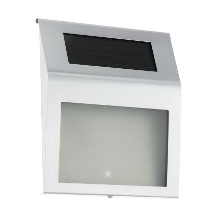 Eglo 48875 - LED Solarny numer domu LED/1,2W/1,2V 300 mAh IP44 matowy chrom
