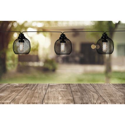 Eglo 48964 - Solarny łańcuch LED 8 diod / 3 m, 600 mAh, IP44