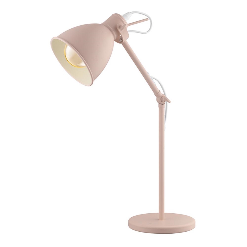 EGLO 49086 - Lampa stołowa PRIDDY-P 1xE27/40W/230V