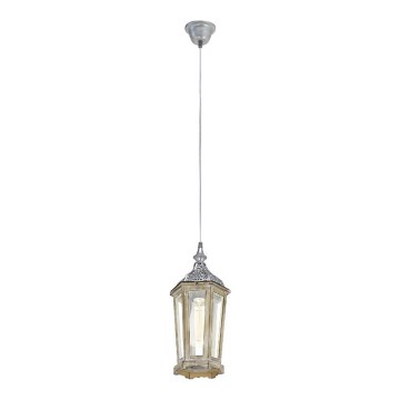 Eglo 49206 - Lampa wisząca KINGHORN na przewodzie 1xE27/42W/230V