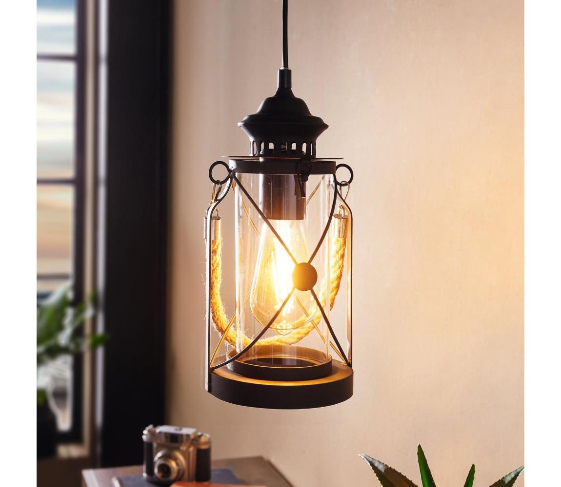 Eglo 49213 - Lampa wisząca VINTAGE 1xE27/60W/230V