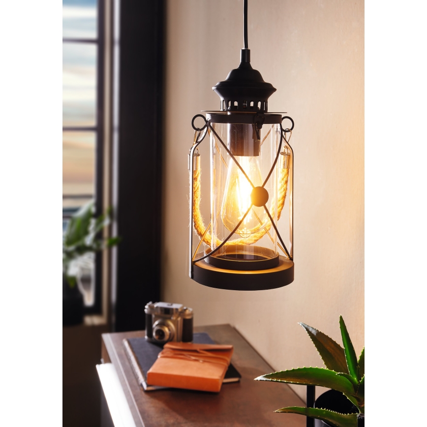 Eglo - Lampa wisząca 1xE27/60W/230V
