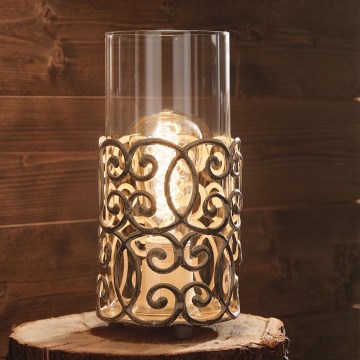 Eglo 49274 - Lampa stołowa CARDIGAN 1xE27/60W/230V