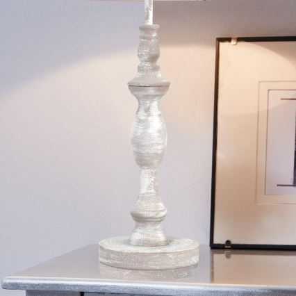 Eglo 49303 - Noga lampy VINTAGE 1xE14/40W/230V szara patyna