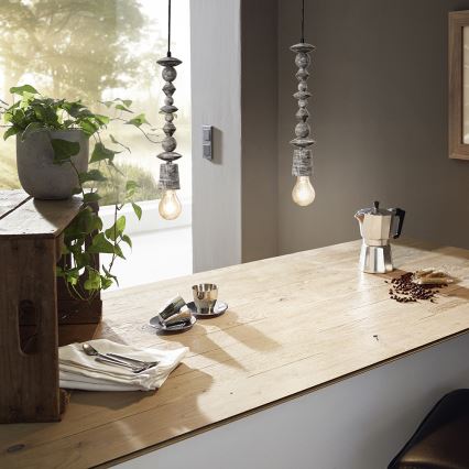 Eglo 49372 - Lampa wisząca AVOLTRI 1xE27/60W/230V