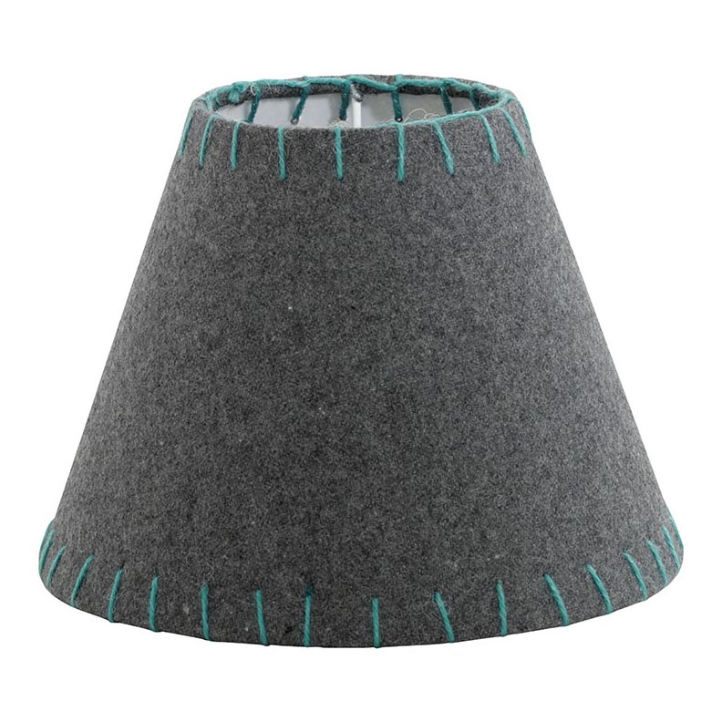 Eglo 49433 - Klosz do lampy podłogowej VINTAGE zielony haftowany E14 śr. 20,5 cm