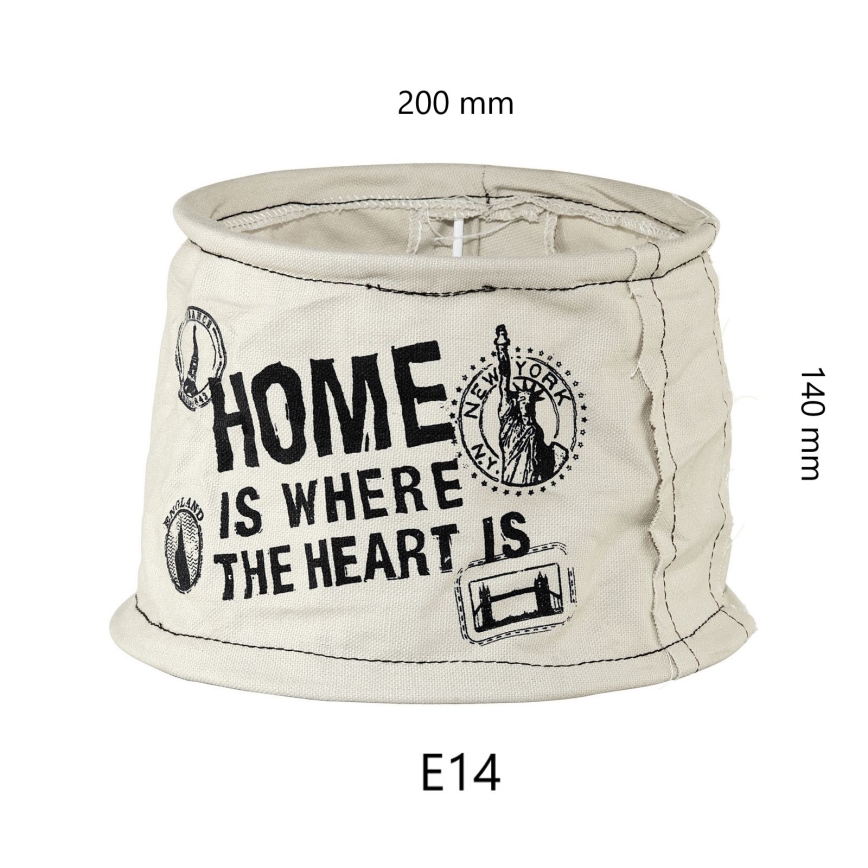 Eglo 49442 - Abażur VINTAGE pytel home E14, śr. 20 cm
