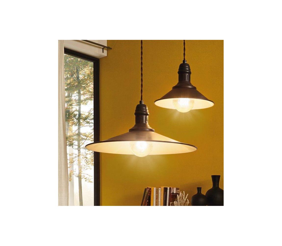 Eglo 49455 - Żyrandol STOCKBURY 1xE27/60W/230V