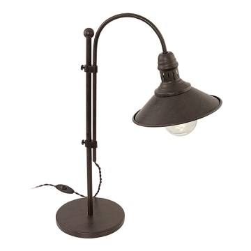 Eglo 49459 - Lampa stołowa STOCKBURY 1xE27/60W/230V