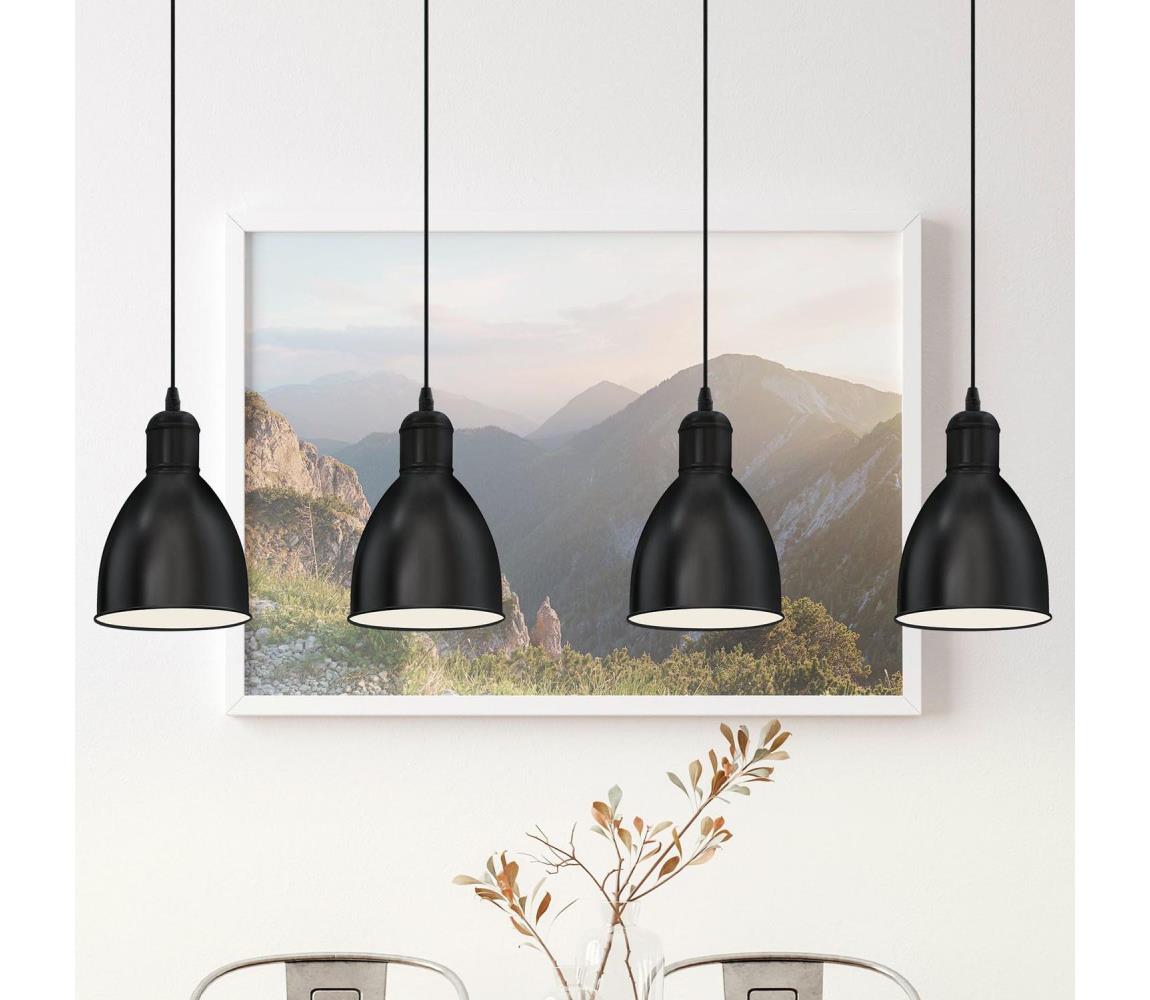 Eglo 49466 - Żyrandol PRIDDY 4xE27/60W/230V