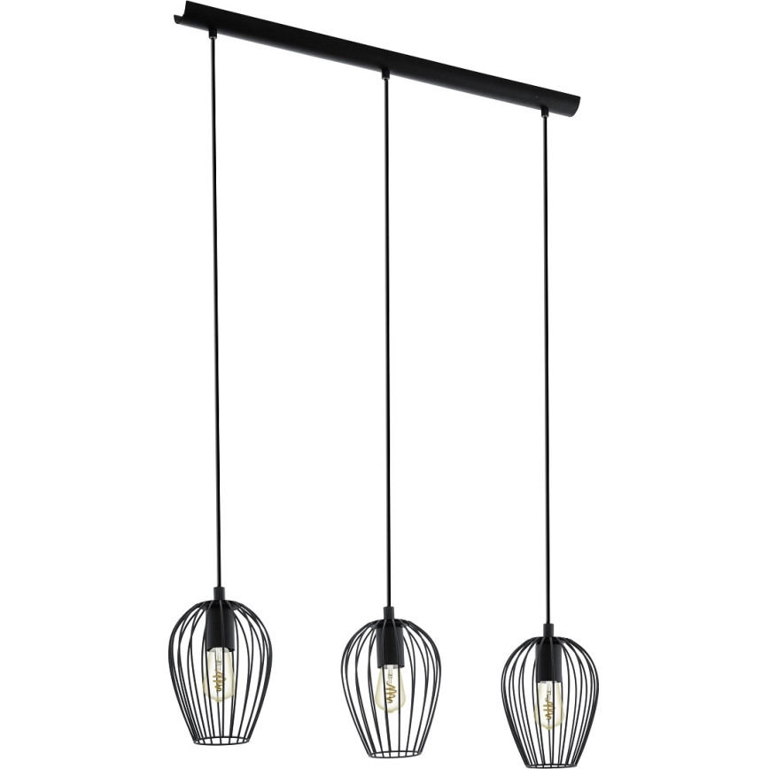 Eglo 49478 - żyrandol NEWTOWN 3xE27/60W/230V