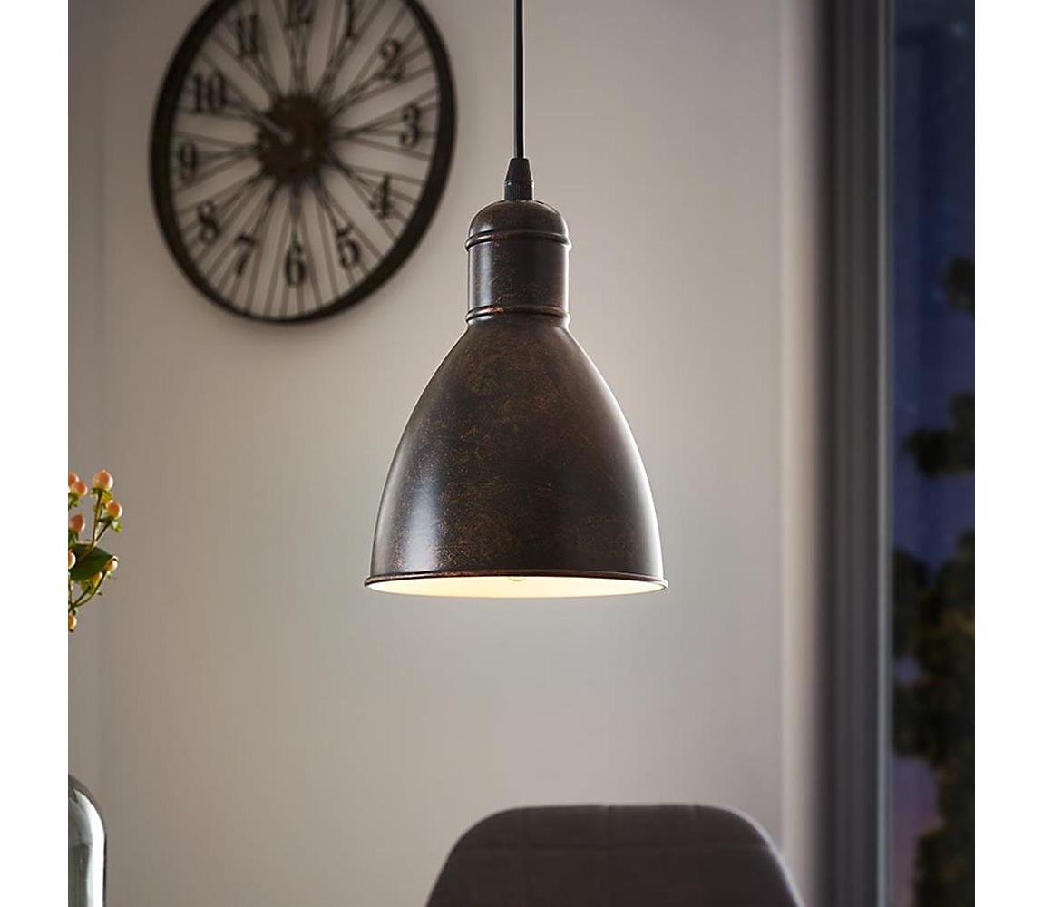 Eglo 49492 - Żyrandol PRIDDY 1 1xE27/60W/230V